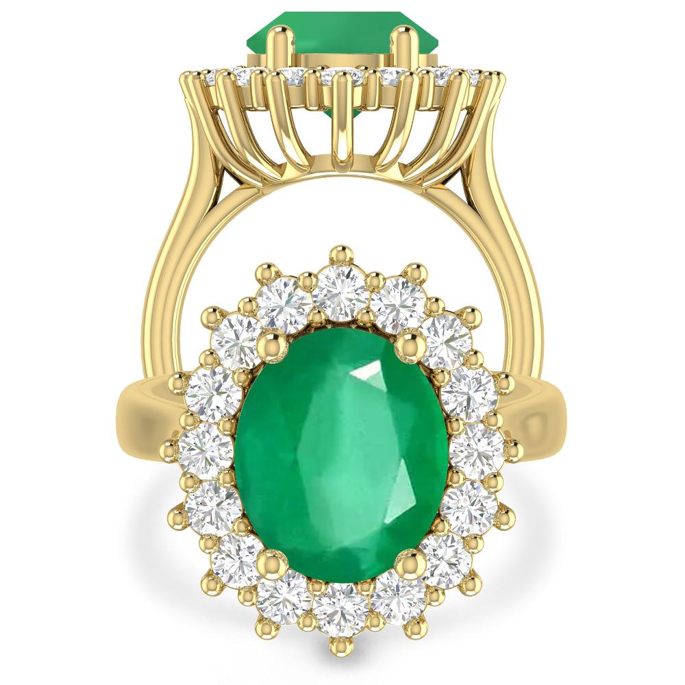 Yellow Gold - Emerald