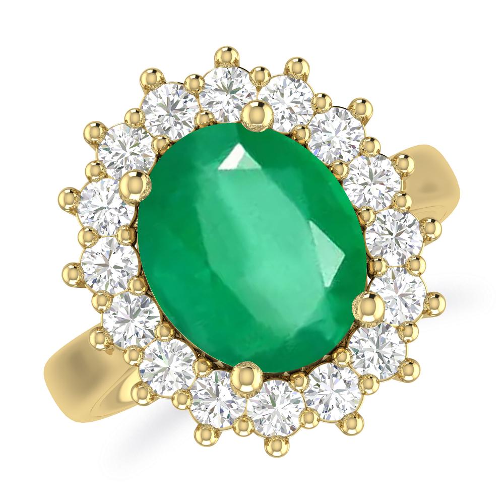 Yellow Gold - Emerald