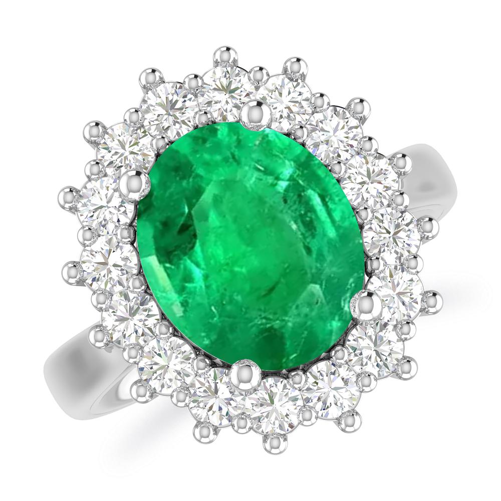 White Gold - Emerald