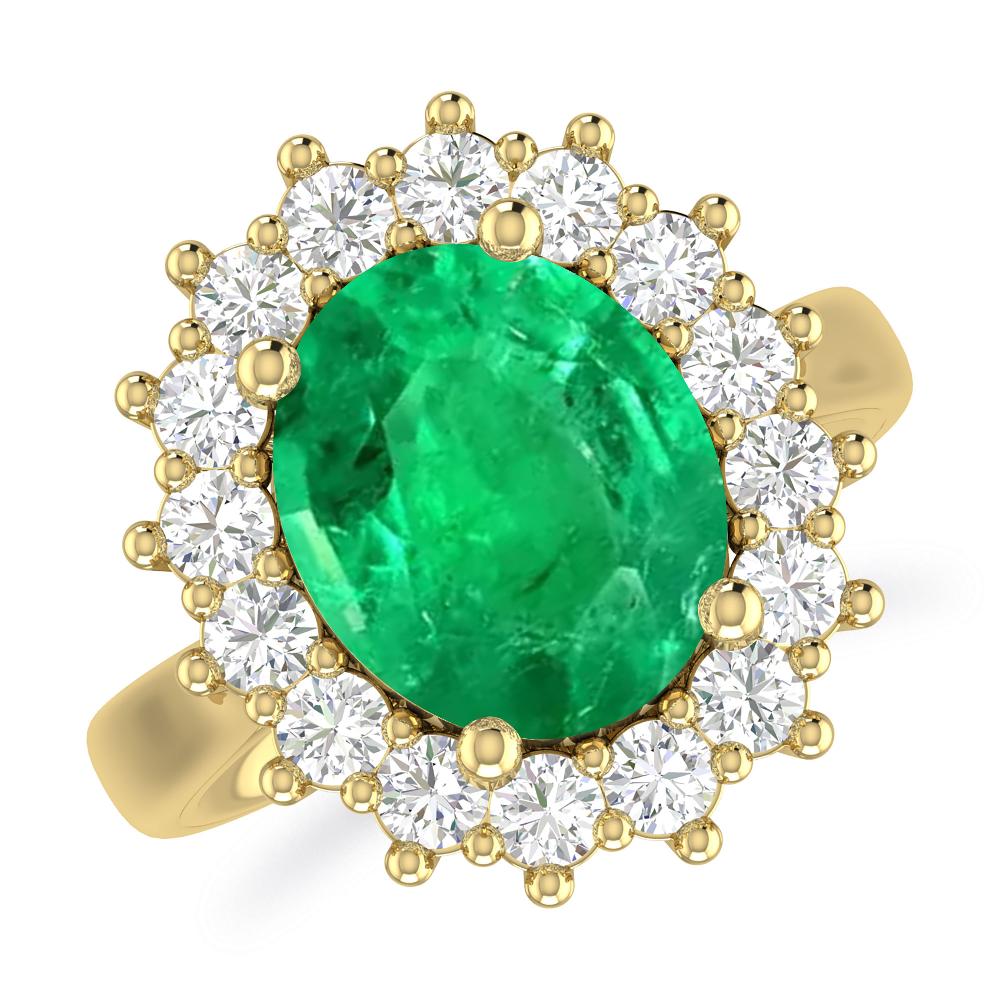 Yellow Gold - Emerald