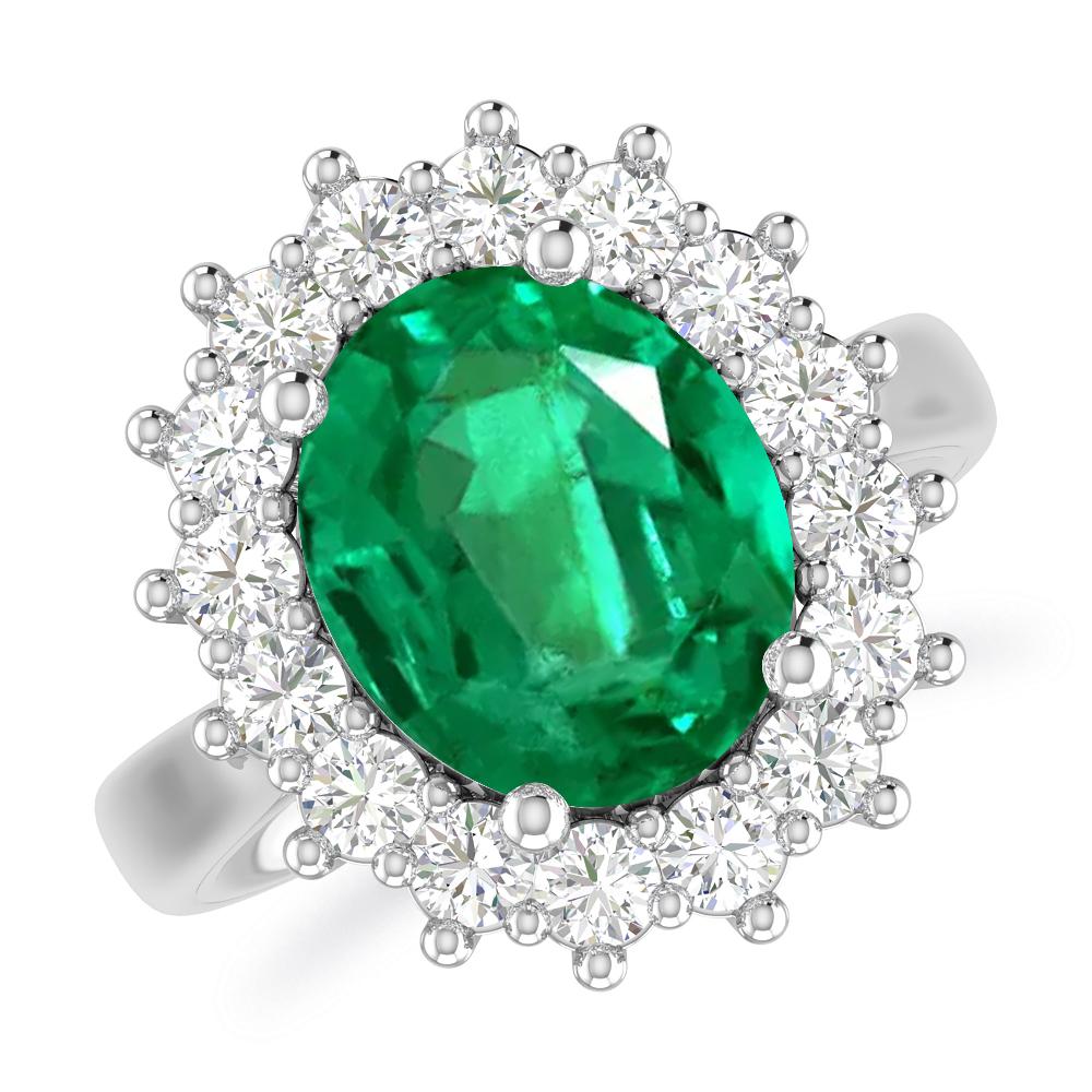 White Gold - Emerald