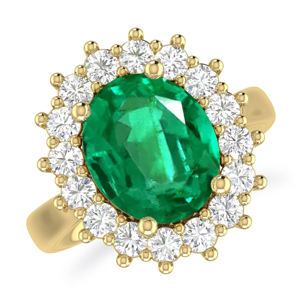 Yellow Gold - Emerald