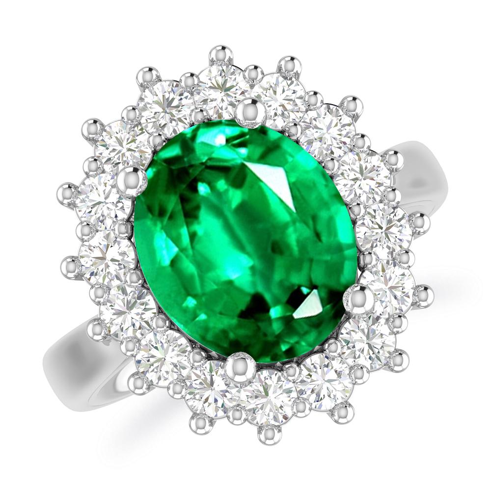 White Gold - Emerald