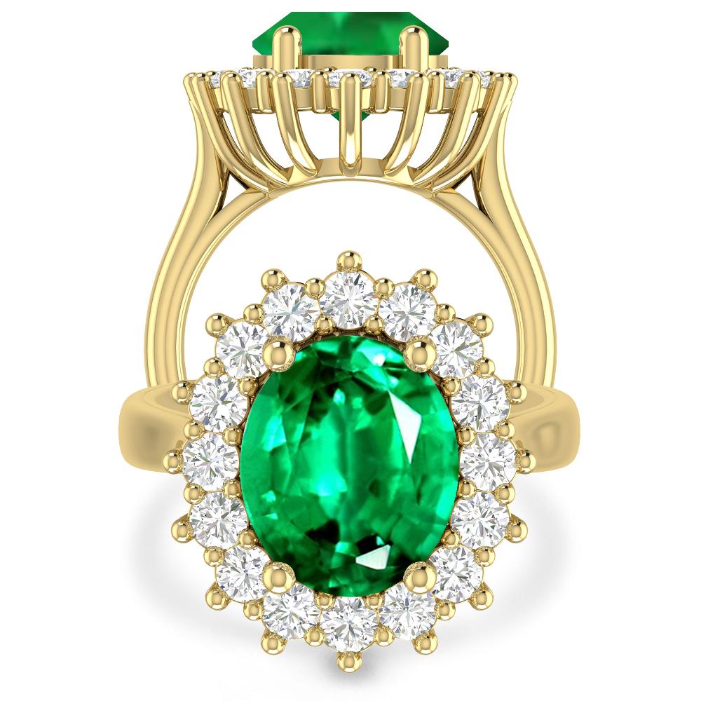 Yellow Gold - Emerald