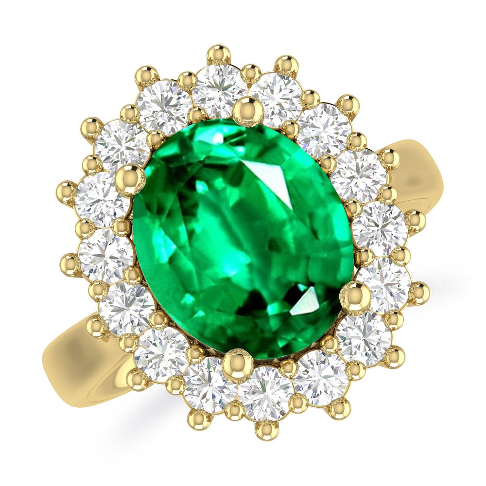 Yellow Gold - Emerald