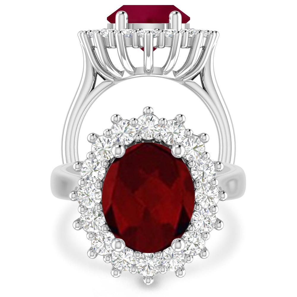 White Gold - Garnet