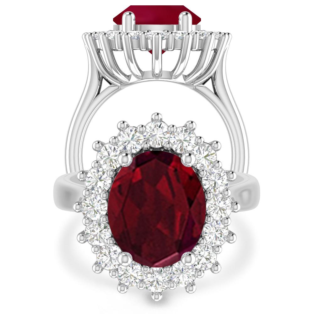 White Gold - Garnet