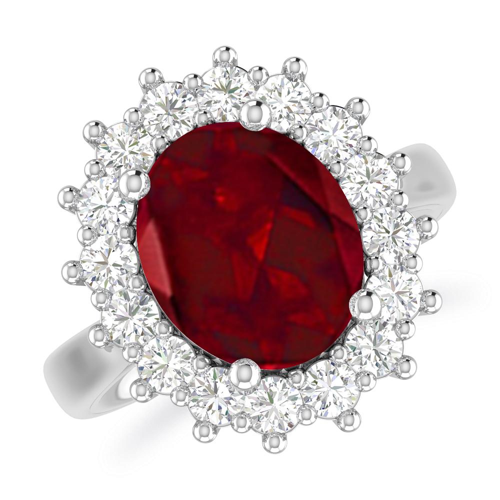 White Gold - Garnet