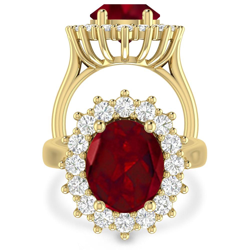 Yellow Gold - Garnet