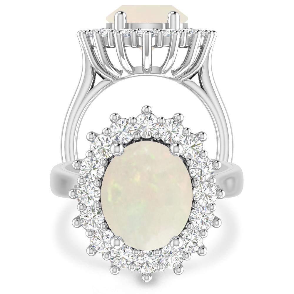 White Gold - Opal