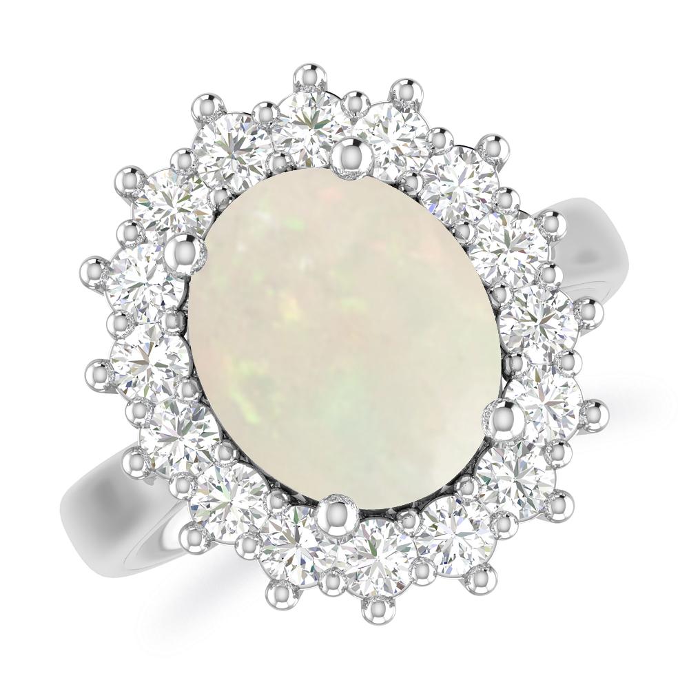 White Gold - Opal