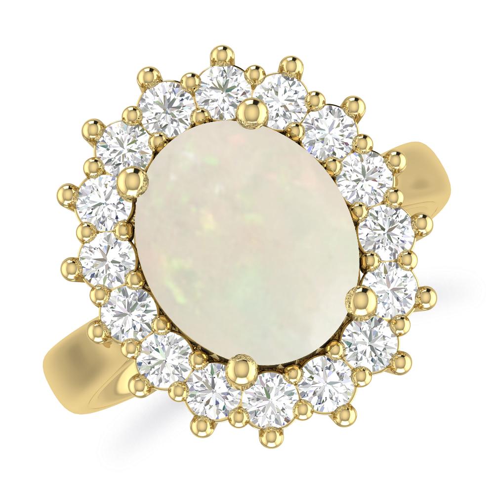 Yellow Gold - Opal