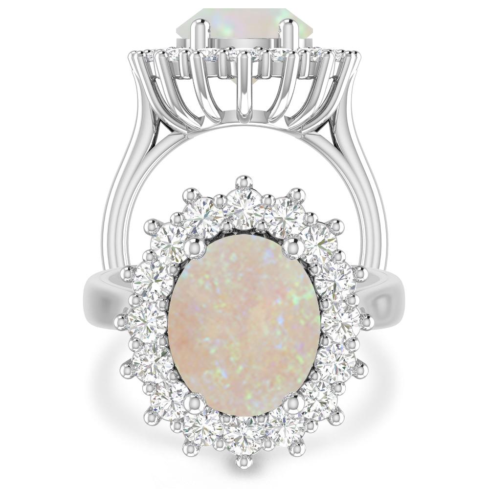 White Gold - Opal