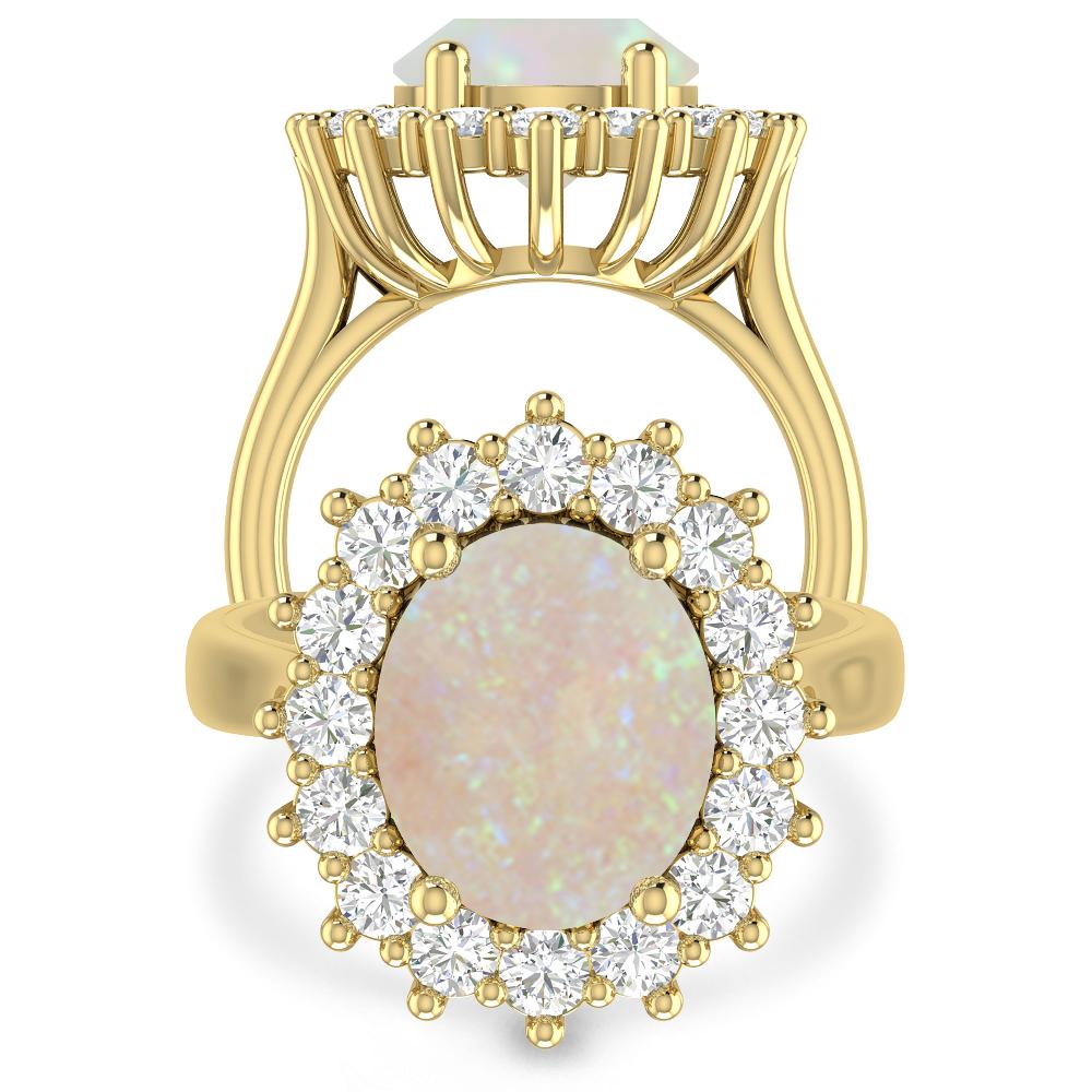 Yellow Gold - Opal