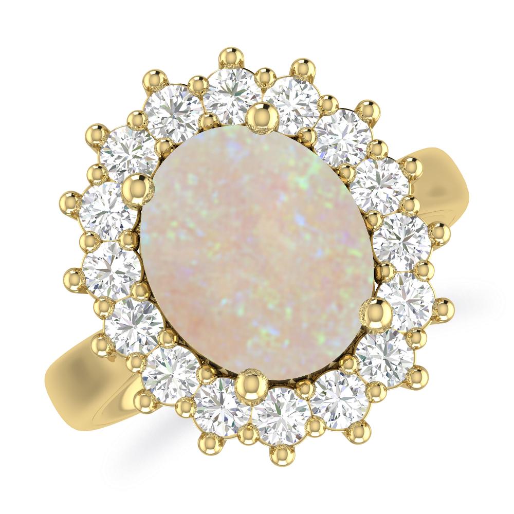 Yellow Gold - Opal