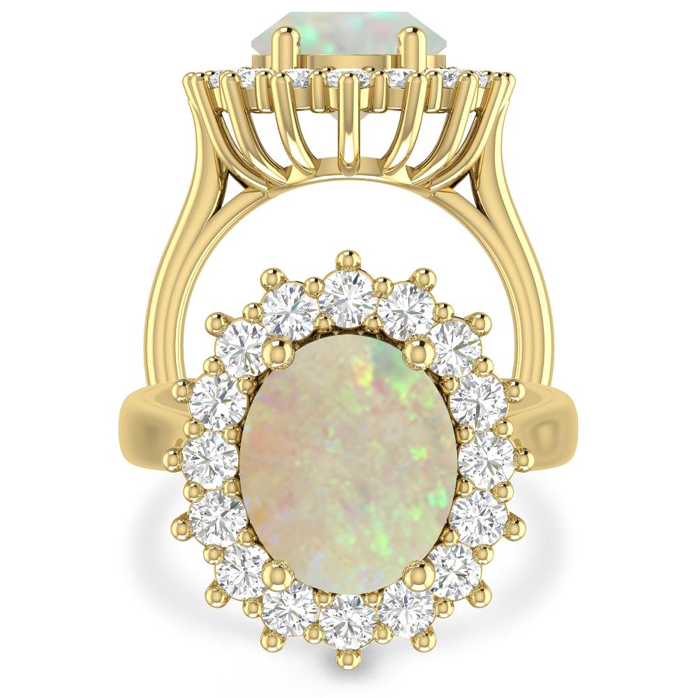 Yellow Gold - Opal