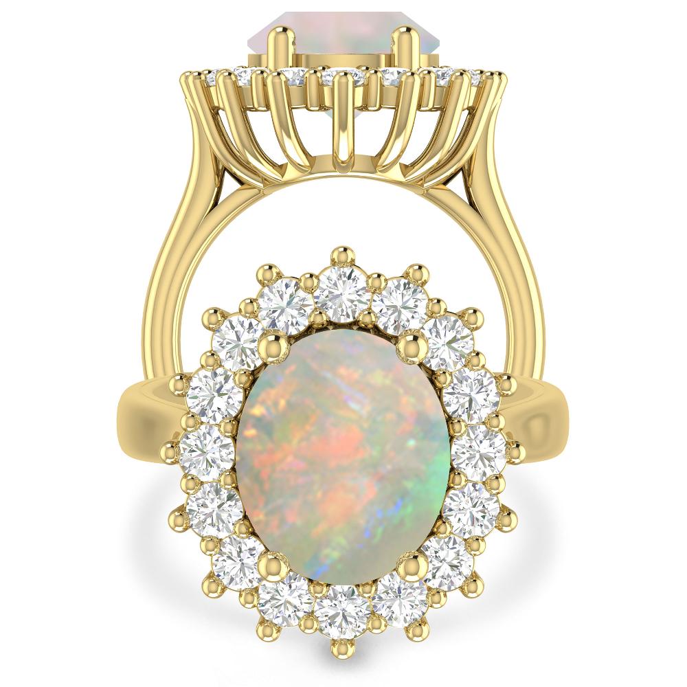 Yellow Gold - Opal