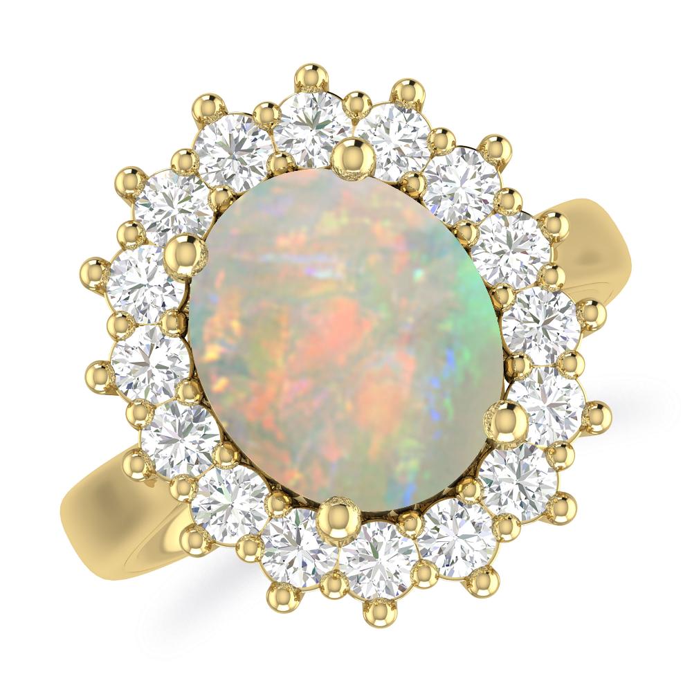 Yellow Gold - Opal