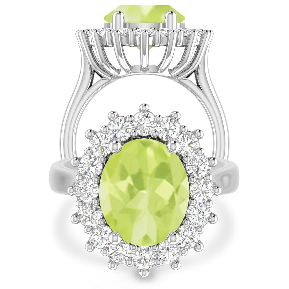 White Gold - Peridot