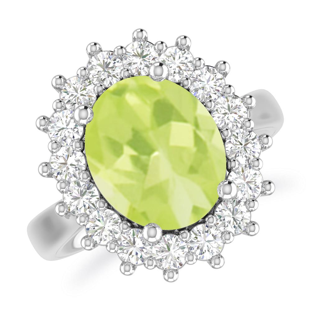 White Gold - Peridot