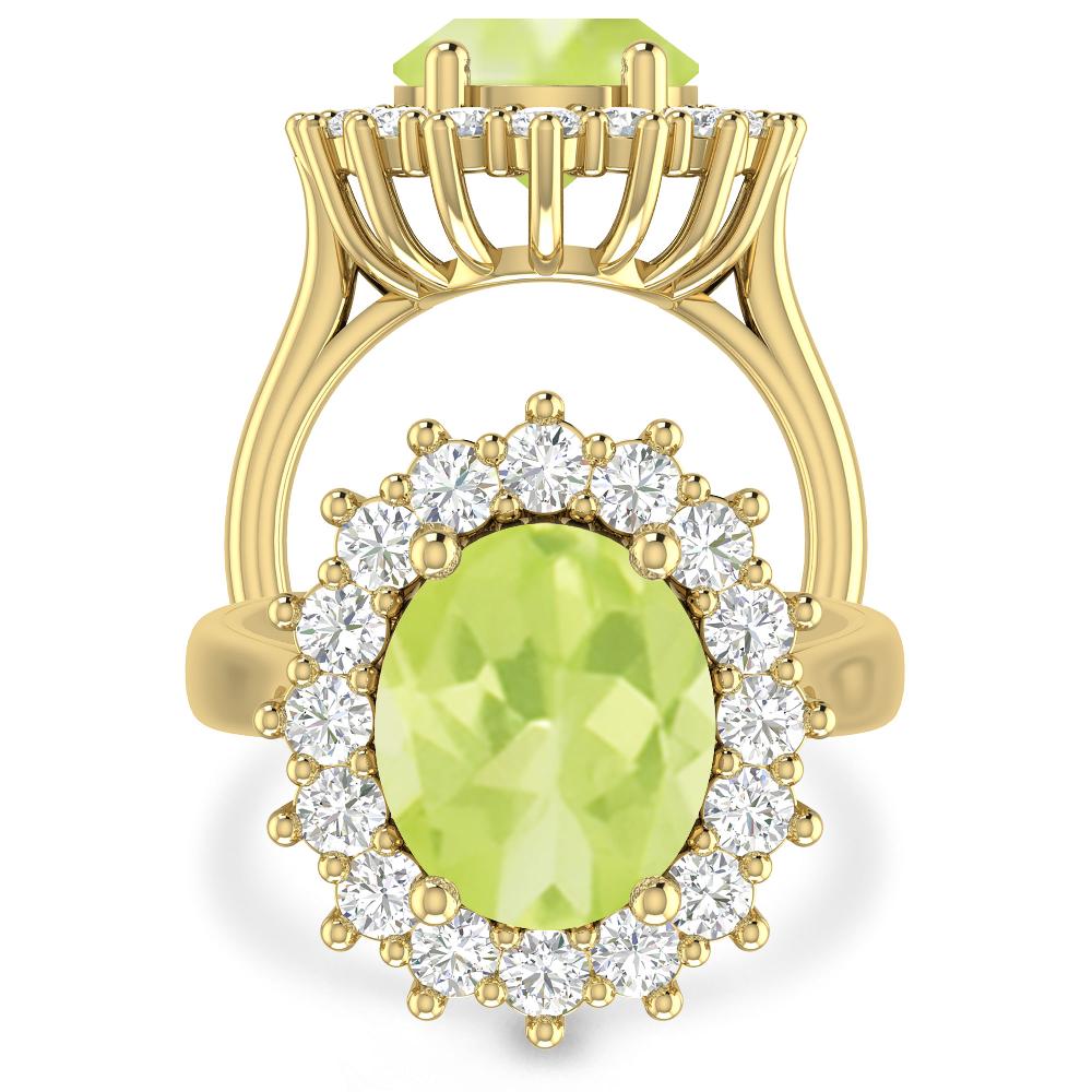 Yellow Gold - Peridot