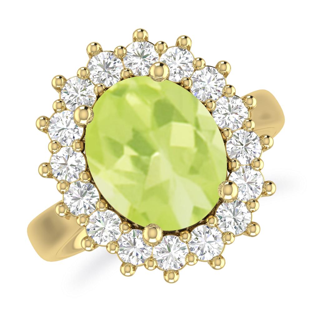 Yellow Gold - Peridot