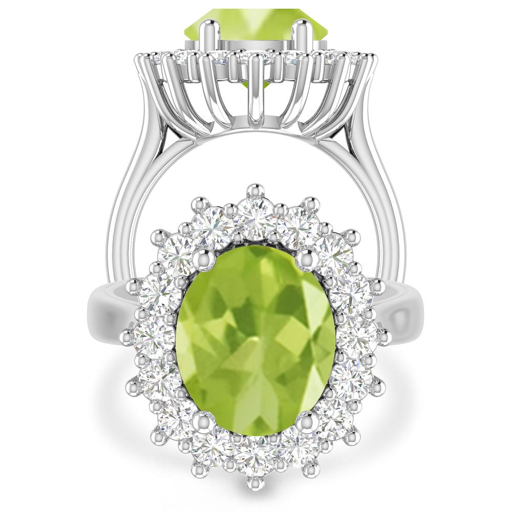 White Gold - Peridot