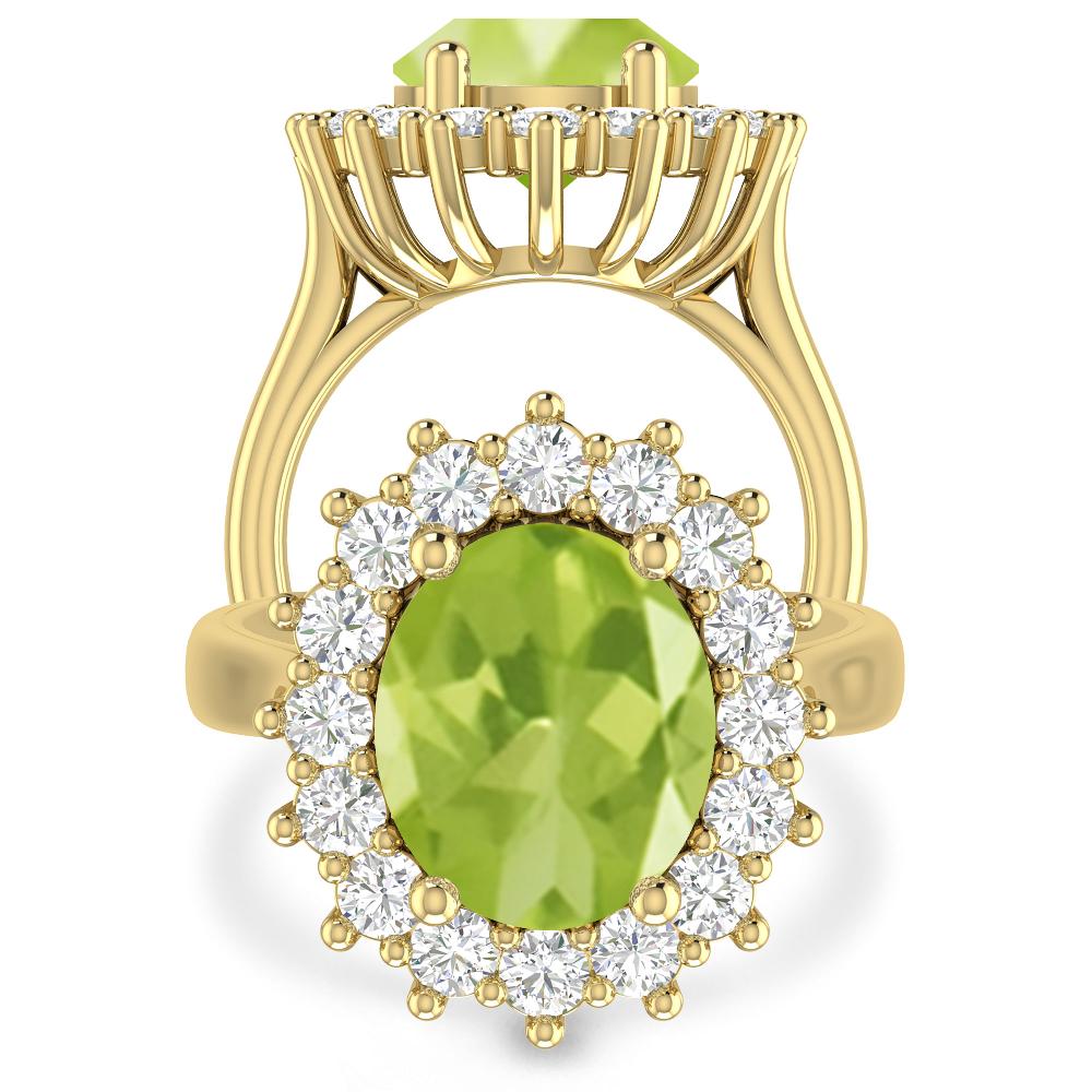 Yellow Gold - Peridot