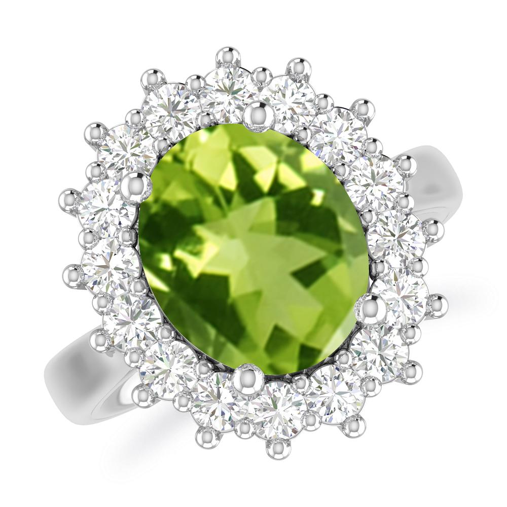 White Gold - Peridot