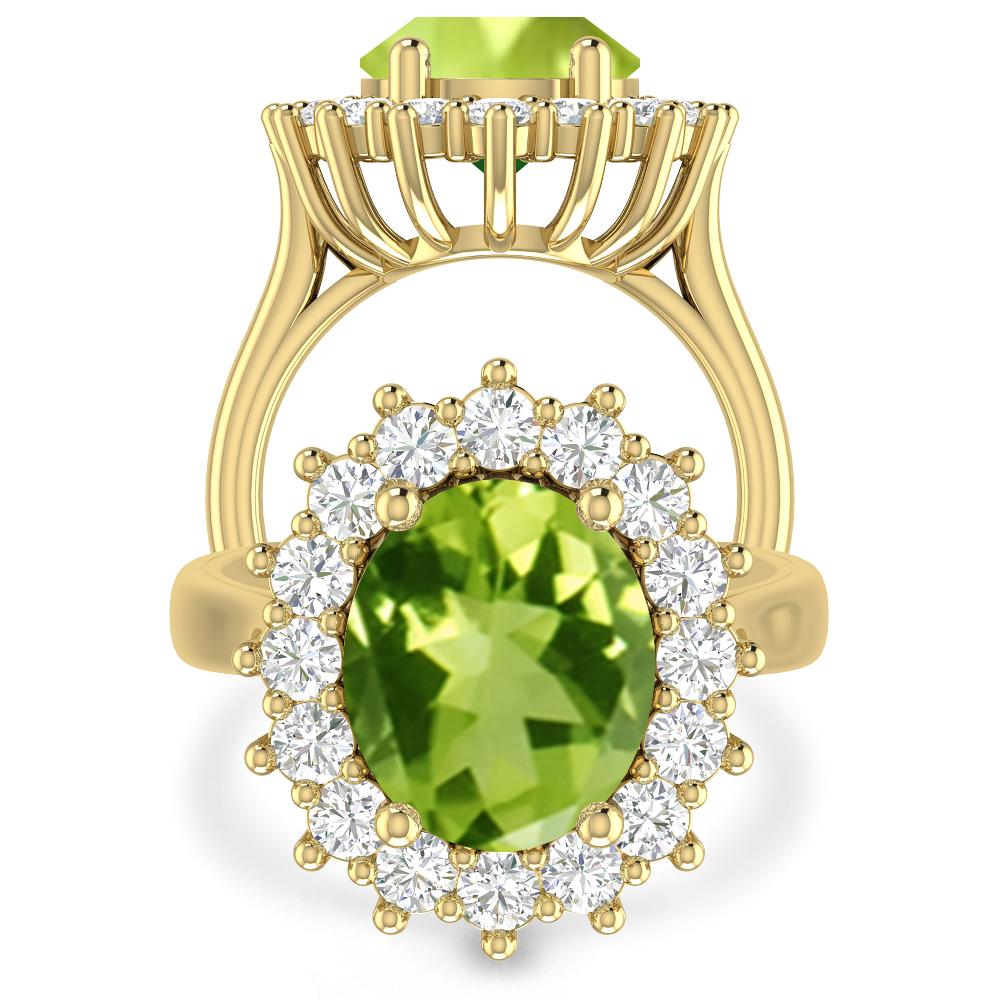 Yellow Gold - Peridot