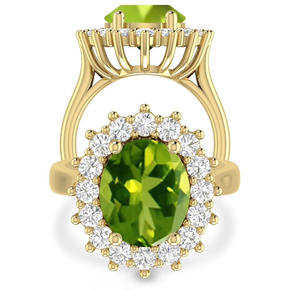 Yellow Gold - Peridot