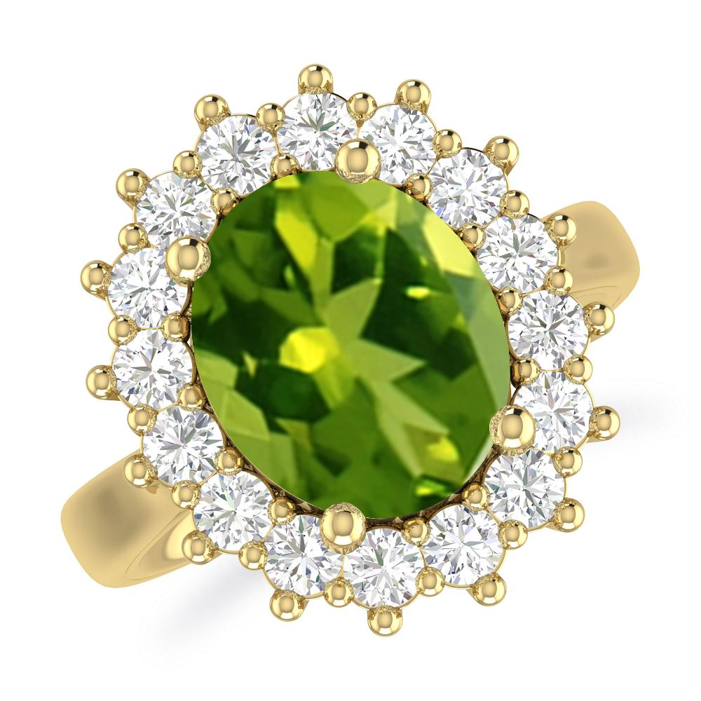 Yellow Gold - Peridot