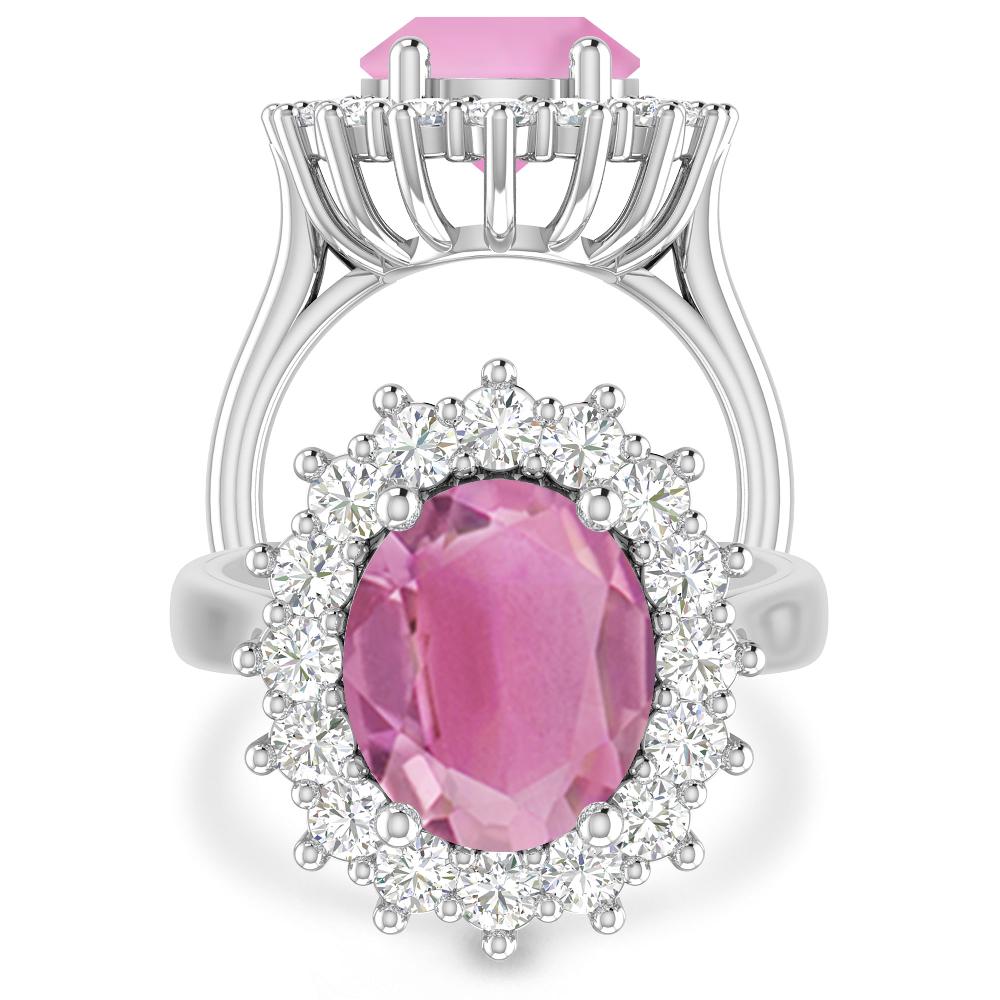 White Gold - Pink Tourmaline