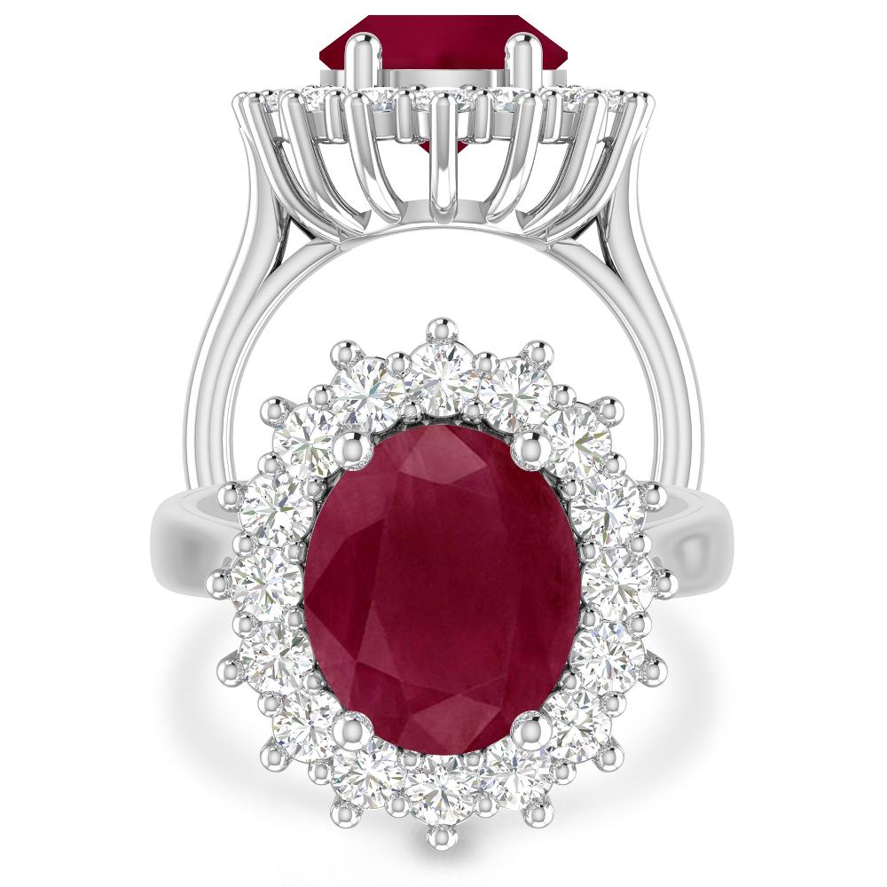 White Gold - Ruby