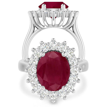 White Gold - Ruby