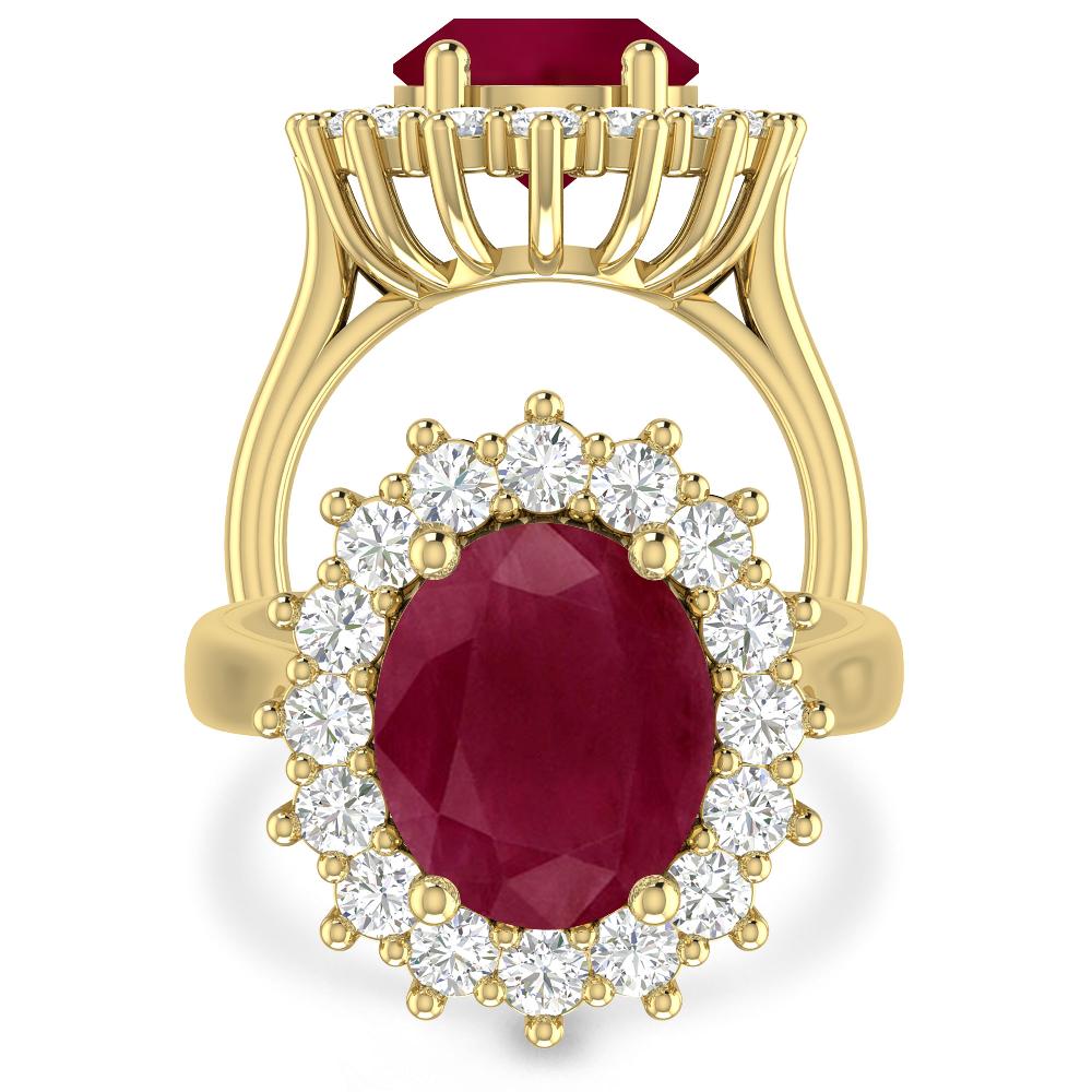 Yellow Gold - Ruby