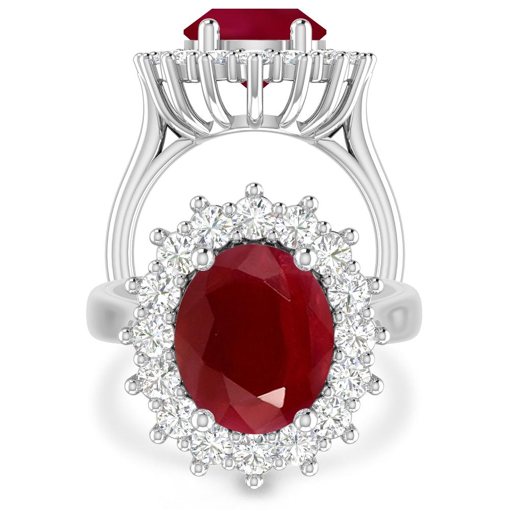 White Gold - Ruby