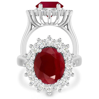 White Gold - Ruby