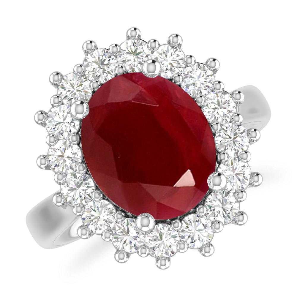 White Gold - Ruby