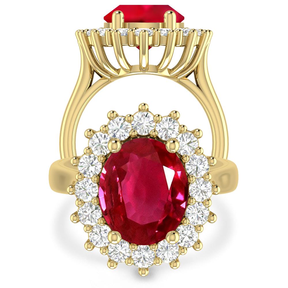 Yellow Gold - Ruby