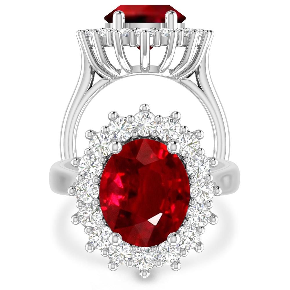 White Gold - Ruby