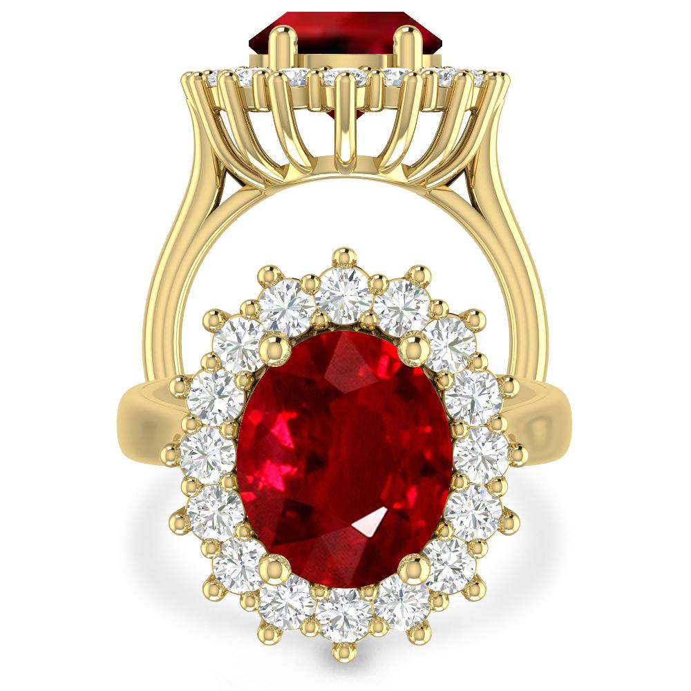 Yellow Gold - Ruby