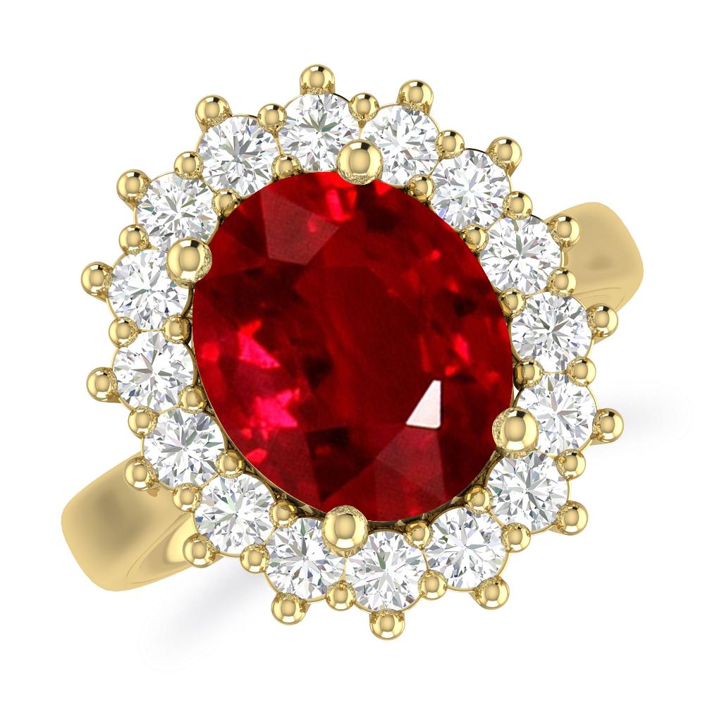 Yellow Gold - Ruby