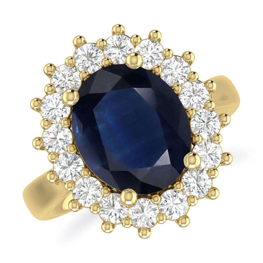 Yellow Gold - Sapphire