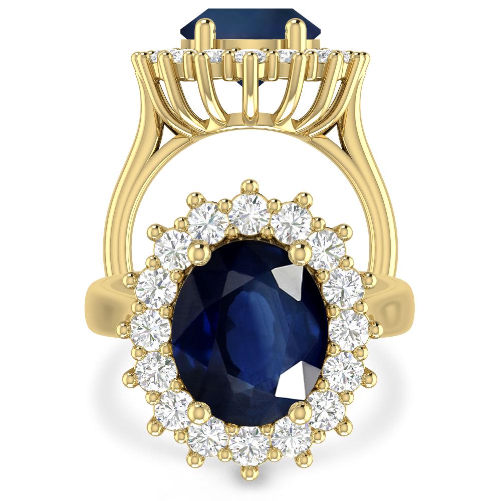 Yellow Gold - Sapphire