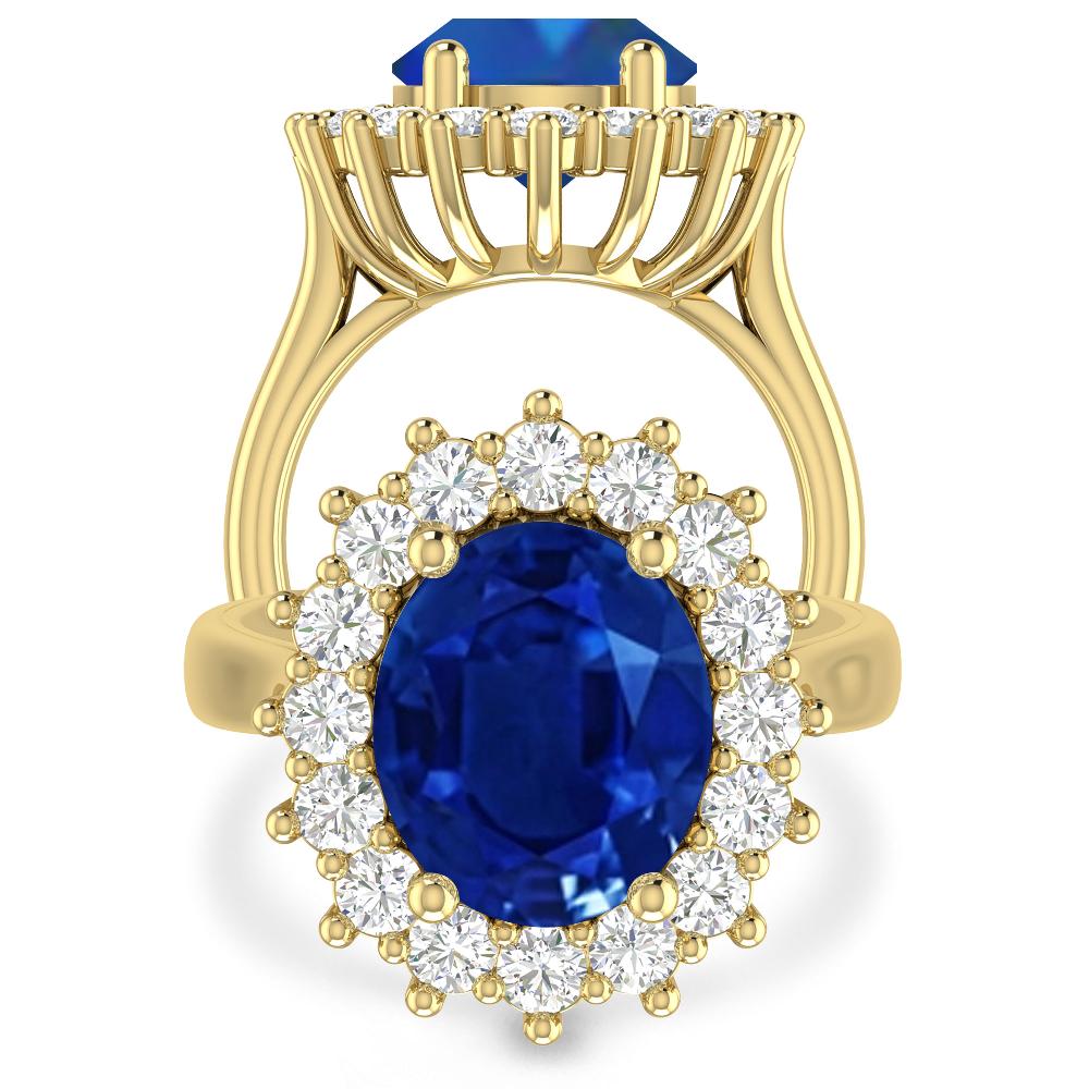 Yellow Gold - Sapphire