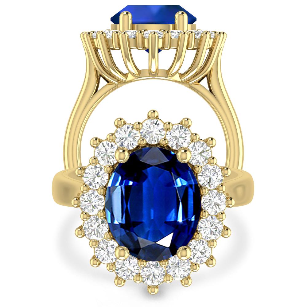 Yellow Gold - Sapphire