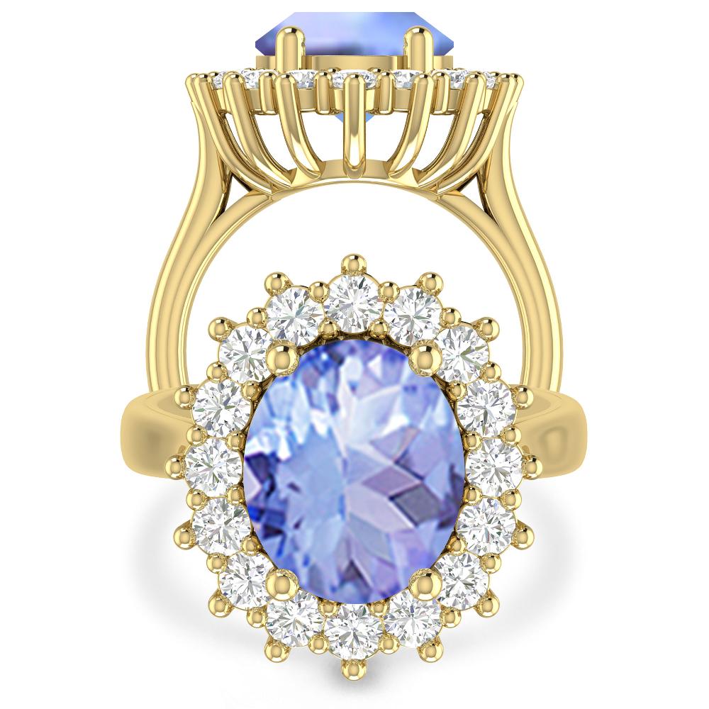 Yellow Gold - Tanzanite