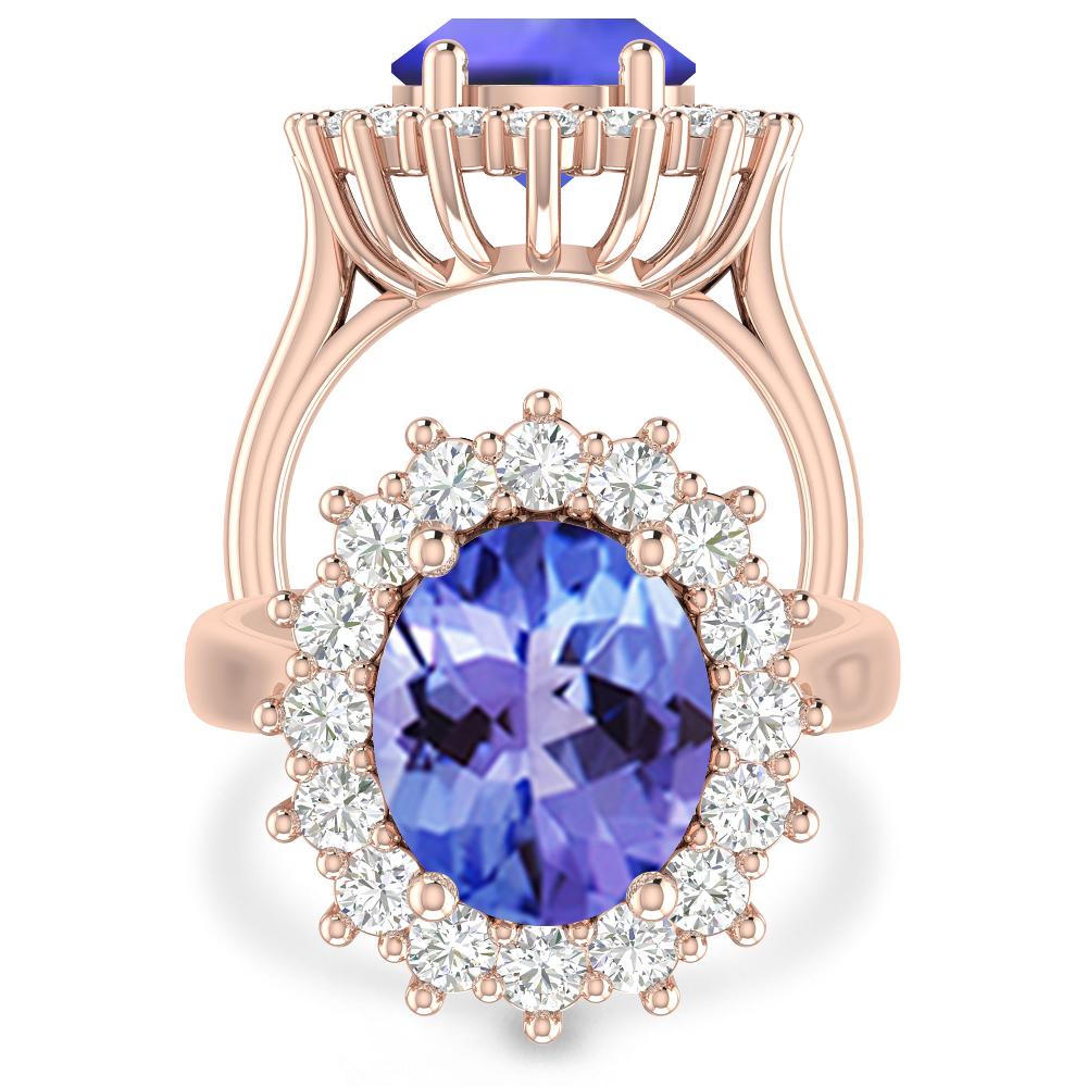 Rose Gold - Tanzanite