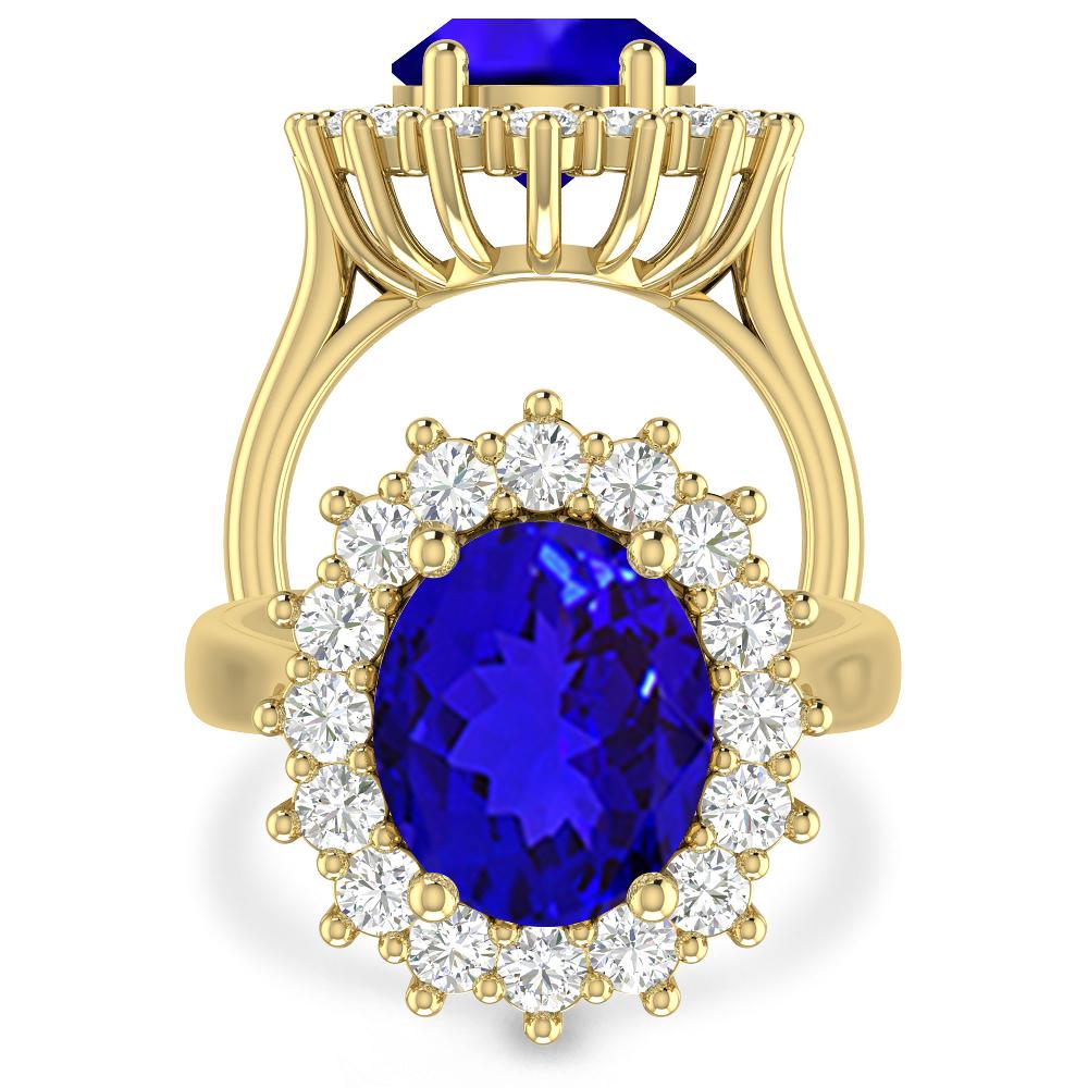 Yellow Gold - Tanzanite